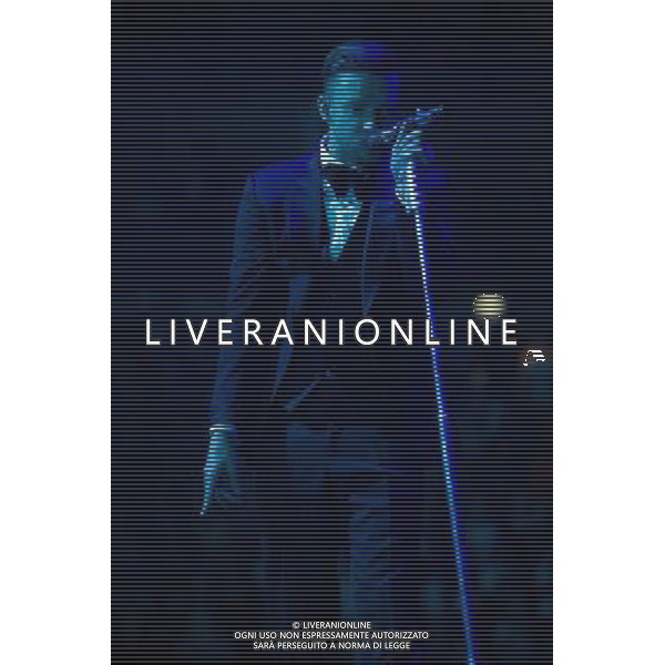 American singer-songwriter Justin Timberlake (born Justin Randall Timberlake) performs the first of two shows at The o2 Arena, London, England, on Tuesday 1st April 2014. Please note image is one time usage only for editorial purposes. AG ALDO LIVERANI SAS ONLY ITALY