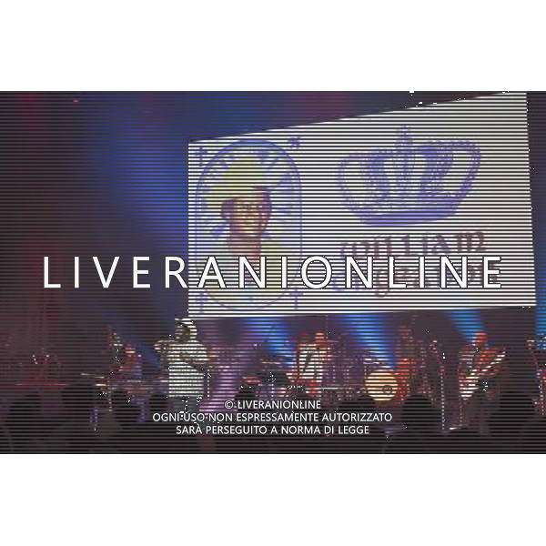 Atomic Bomb Who is William Onyeabor? Featuring Damon Albarn, Alexis Taylor (Hot Chip), Kele Okereke (Bloc Party), Pat Mahoney (LCD Soundsystem), Sinkane, Money Mark, Lijadu Sisters and Ghostpoet Performing live, Barbican Centre, 1st April 2014, concert, gig, show, event, live, performance, funk, electro-funk AG ALDO LIVERANI SAS ONLY ITALY