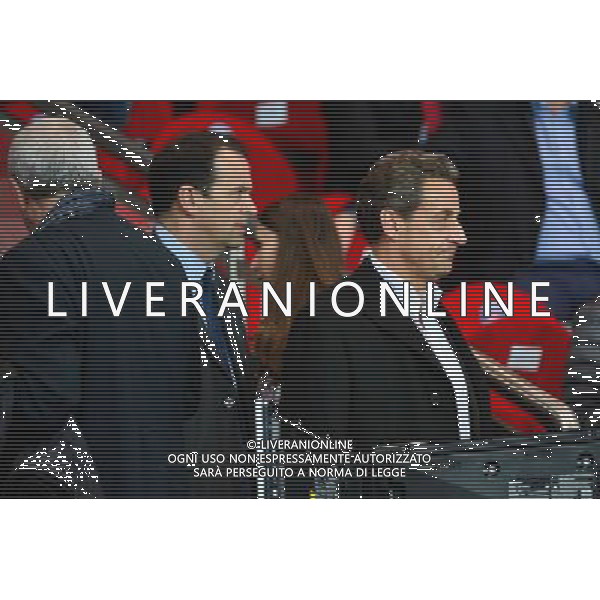Nicolas SARKOZY - 02.04.2014 - Paris Saint Germain / Chelsea - 1/4Finale Aller Champions League - Photo : Dave Winter / Icon Sport AG ALDOL IVERANI SAS ONLY ITALY