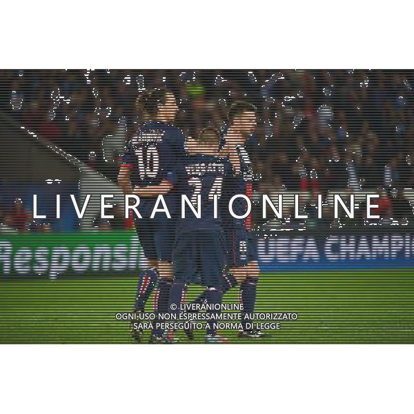 Joie PSG - 02.04.2014 - Paris Saint Germain / Chelsea - 1/4Finale Aller Champions League Photo : Dave Winter / Icon Sport AG ALDO LIVERANI SAS ONLY ITALY