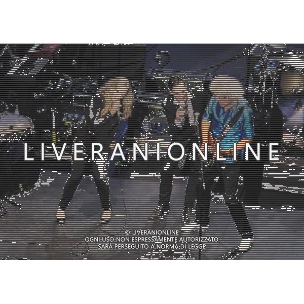The Feeling (Dan Gillespie), Brian May and Kerry Ellis performing live during City Rocks, Royal Albert Hall, Londdon UK 01-04-14 ©photoshot/AGENZIA ALDO LIVERANI SAS - ITALY ONLY - EDITORIAL USE ONLY
