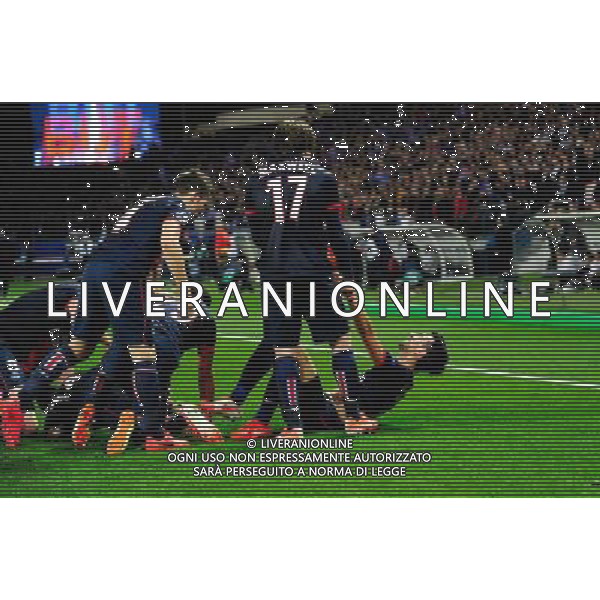 Joie Javier PASTORE - 02.04.2014 - Paris Saint Germain / Chelsea - 1/4Finale Aller Champions League Photo : Dave Winter / Icon Sport AG ALDO LIVERANI SAS ONLY ITALY