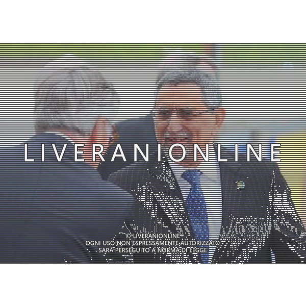 (140402) -- BRUSSELS, April 2, 2014 () -- President of Cabo Verde Jorge Carlos De Almeida Fonseca (R) arrives at EU-Africa Summit at the EU headquarters in Brussels, capital of Belgium, April 2, 2014. (/Gong Bing)(ypf) ©photoshot/AGENZIA ALDO LIVERANI SAS - ITALY ONLY - EDITORIAL USE ONLY - Vertice UE-Africa presso la sede dell\'Unione europea a Bruxelles, capitale del Belgio, 2 APRILE 2014.