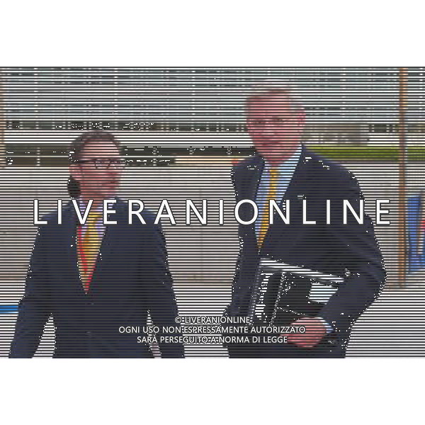 (140402) -- BRUSSELS, April 2, 2014 () -- Swedish Minister for Foreign Affairs Carl Bildt (R) arrives at EU-Africa Summit at the EU headquarters in Brussels, capital of Belgium, April 2, 2014. (/Gong Bing) (ypf) ©photoshot/AGENZIA ALDO LIVERANI SAS - ITALY ONLY - EDITORIAL USE ONLY - Vertice UE-Africa presso la sede dell\'Unione europea a Bruxelles, capitale del Belgio, 2 APRILE 2014.