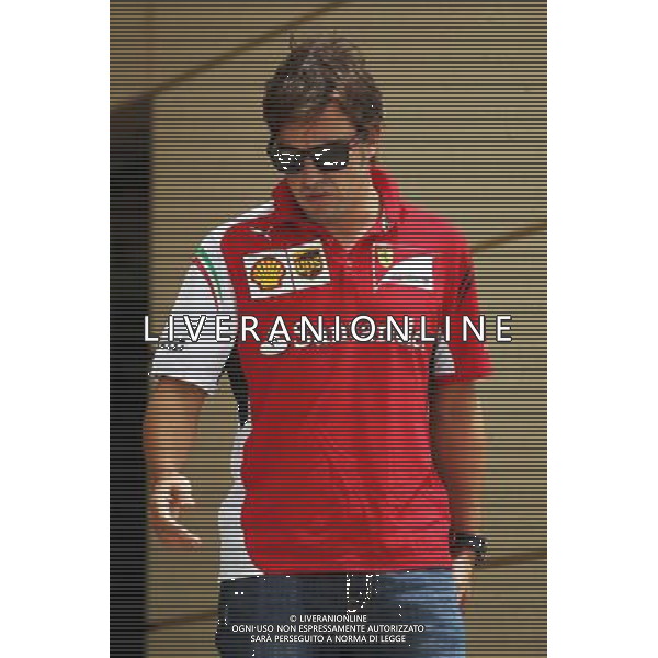 Fernando Alonso (ESP) Ferrari. 03.04.2014. Formula 1 World Championship, Rd 3, Bahrain Grand Prix, Sakhir, Bahrain, Preparation Day. - www.xpbimages.com, EMail: requests@xpbimages.com - copy of publication required for printed pictures. Every used picture is fee-liable. © Copyright: Moy / XPB Images AG ALDO LIVERANI SAS ONLY ITALY