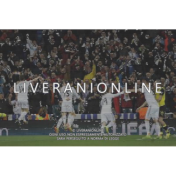 Real Madrid Spieler beim UEFA Champions League Spiel Real Madrid gegen Borussia Dortmund (3:0) im Estadio Santiago Bernabéu. Madrid, 02.04.2014 LIGA MISTRZOW SEZON 2013/2014 PILKA NOZNA REAL MADRYT vs BORUSSIA DORTMUND FOT. FUTURE IMAGE/NEWSPIX.PL POLAND, UK AND GERMANY OUT !!! --- Newspix.pl AG ALDO LIVERANI SAS ONLY ITALY *** Local Caption *** www.newspix.pl mail us: info@newspix.pl call us: 0048 022 23 22 222 --- Polish Picture Agency by Ringier Axel Springer Poland