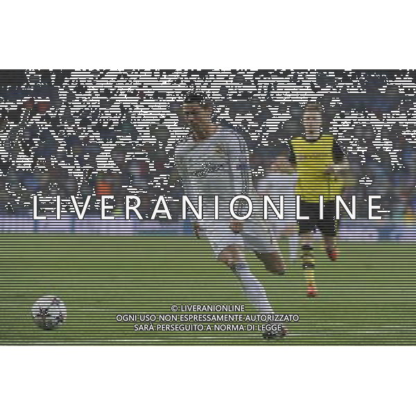 Cristiano Ronaldo beim UEFA Champions League Spiel Real Madrid gegen Borussia Dortmund (3:0) im Estadio Santiago Bernabéu. Madrid, 02.04.2014 LIGA MISTRZOW SEZON 2013/2014 PILKA NOZNA REAL MADRYT vs BORUSSIA DORTMUND FOT. FUTURE IMAGE/NEWSPIX.PL POLAND, UK AND GERMANY OUT !!! --- Newspix.pl AG ALDO LIVERANI SAS ONLY ITALY *** Local Caption *** www.newspix.pl mail us: info@newspix.pl call us: 0048 022 23 22 222 --- Polish Picture Agency by Ringier Axel Springer Poland