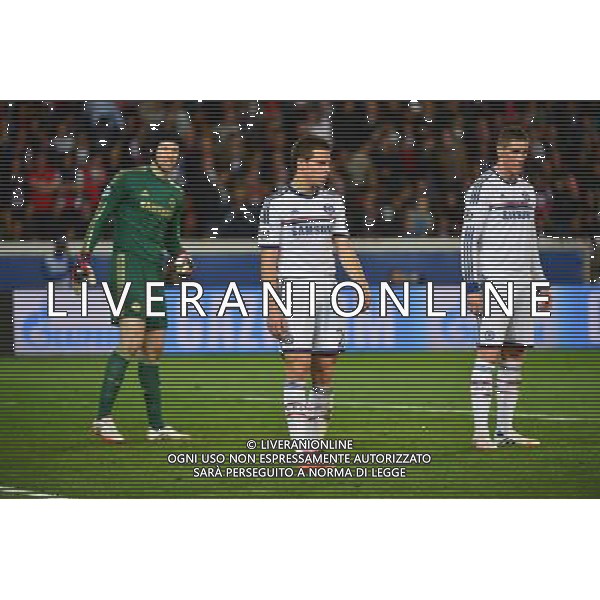 Petr CECH / Cesar AZPILICUETA / Fernando TORRES - 02.04.2014 - Paris Saint Germain / Chelsea - 1/4Finale Aller Champions League - Photo : Dave Winter / Icon Sport AG ALDO LIVERANI SAS ONLY ITALY