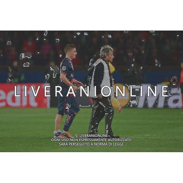 Blessure de Marco VERRATTI - 02.04.2014 - Paris Saint Germain / Chelsea - 1/4Finale Aller Champions League - Photo : Dave Winter / Icon Sport AG ALDO LIVERANI SAS ONLY ITALY