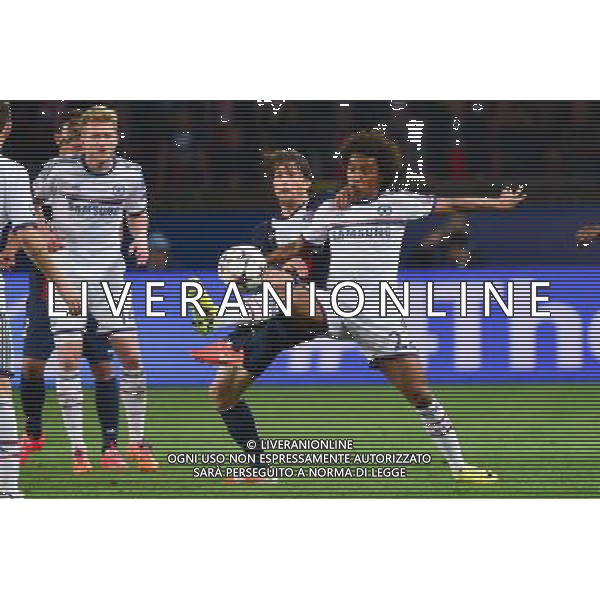 WILLIAN / Sherrer MAXWELL - 02.04.2014 - Paris Saint Germain / Chelsea - 1/4Finale Aller Champions League - Photo : Dave Winter / Icon Sport AG ALDO LIVERANI SAS ONLY ITALY