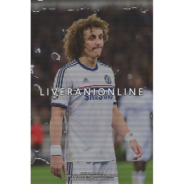 David LUIZ - 02.04.2014 - Paris Saint Germain / Chelsea - 1/4Finale Aller Champions League - Photo : Dave Winter / Icon Sport AG ALDO LIVERANI SAS ONLY ITALY