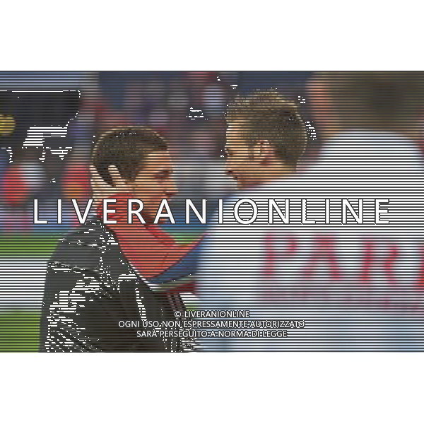Eden HAZARD / Yohan CABAYE - 02.04.2014 - Paris Saint Germain / Chelsea - 1/4Finale Aller Champions League - Photo : Dave Winter / Icon Sport AG ALDO LIVERANI SAS ONLY ITALY