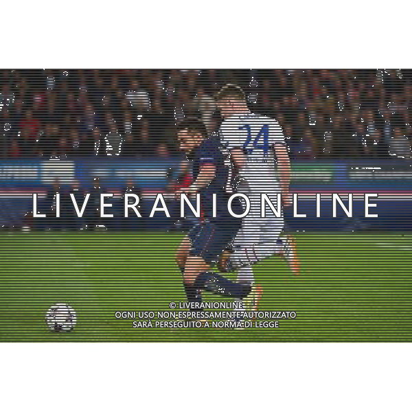 Ezequiel LAVEZZI / Gary CAHILL - 02.04.2014 - Paris Saint Germain / Chelsea - 1/4Finale Aller Champions League - Photo : Dave Winter / Icon Sport AG ALDO LIVERANI SAS ONLY ITALY