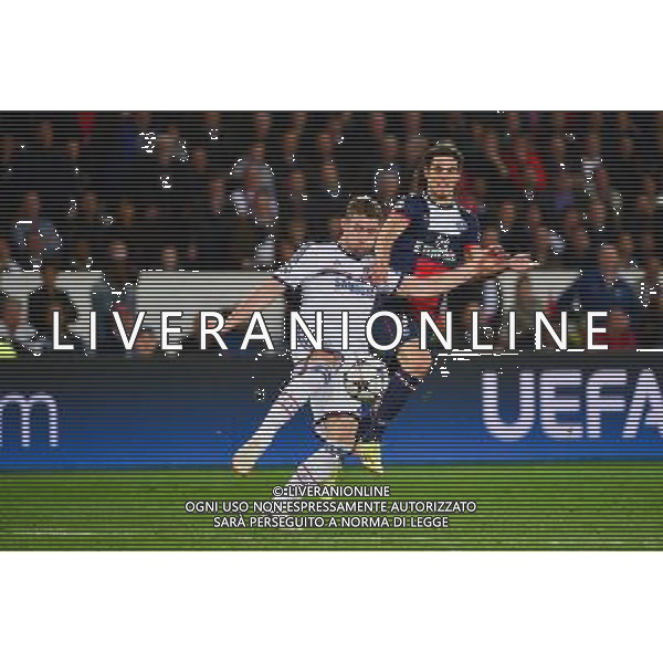 Gary CAHILL / Edinson CAVANI - 02.04.2014 - Paris Saint Germain / Chelsea - 1/4Finale Aller Champions League - Photo : Dave Winter / Icon Sport AG ALDO LIVERANI SAS ONLY ITALY