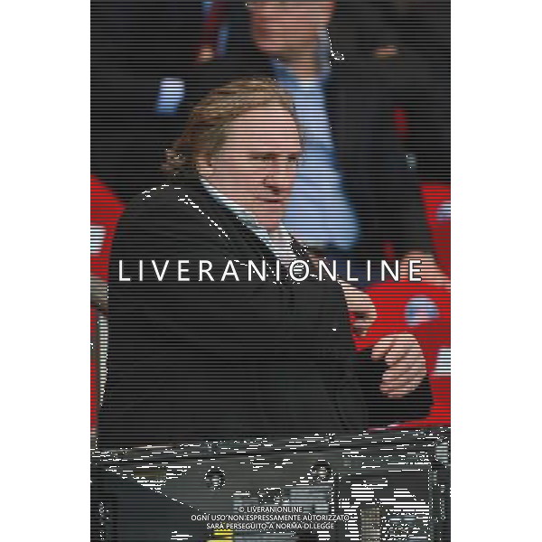 Gerard DEPARDIEU - 02.04.2014 - Paris Saint Germain / Chelsea - 1/4Finale Aller Champions League - Photo : Dave Winter / Icon Sport AG ALDO LIVERANI SAS ONLY ITALY