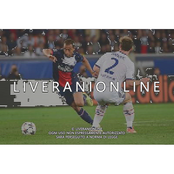 LUCAS / Branislav IVANOVIC - 02.04.2014 - Paris Saint Germain / Chelsea - 1/4Finale Aller Champions League - Photo : Dave Winter / Icon Sport AG ALDO LIVERANI SAS ONLY ITALY