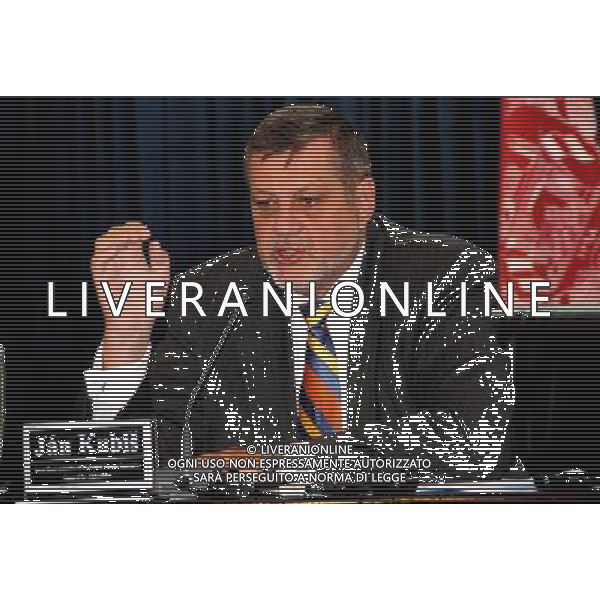 (140402) -- KABUL, April 2, 2014 () -- The UN secretary-general\'s special representative to Afghanistan Jan Kubis speaks during a press conference in Kabul, Afghanistan, on April, 2, 2014. The top United Nations envoy in Afghanistan on Wednesday urged Afghans to exercise their right of franchise in the upcoming presidential and provincial councils elections slated for Saturday. (/Omid) ©photoshot/AGENZIA ALDO LIVERANI SAS - ITALY ONLY - EDITORIAL USE ONLY