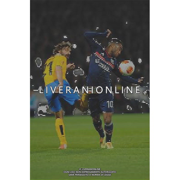 Alexandre LACAZETTE - 03.02.2014 - Lyon / Juventus Turin - 1/4Finale Aller Ligue Europa Photo : Jean Paul Thomas / Icon Sport /AGENZIA ALDO LIVERANI SAS - ITALY ONLY - EDITORIAL USE ONLY - LIONE Vs JUVENTUS ANDATA QUARTI DI FINALE UEFA EUROPA LEAGUE 03 MARZO 2014