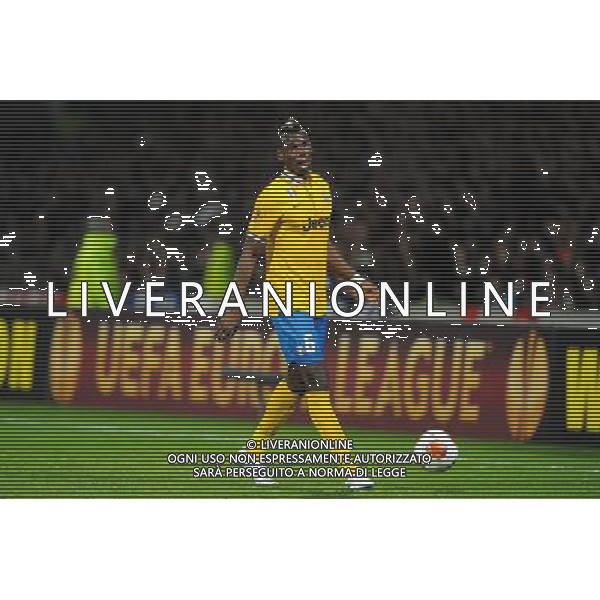 Paul POGBA - 03.02.2014 - Lyon / Juventus Turin - 1/4Finale Aller Ligue Europa Photo : Jean Paul Thomas / Icon Sport /AGENZIA ALDO LIVERANI SAS - ITALY ONLY - EDITORIAL USE ONLY - LIONE Vs JUVENTUS ANDATA QUARTI DI FINALE UEFA EUROPA LEAGUE 03 MARZO 2014