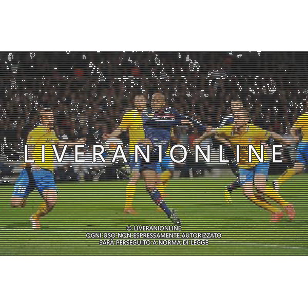 Jimmy BRIAND - 03.02.2014 - Lyon / Juventus Turin - 1/4Finale Aller Ligue Europa Photo : Jean Paul Thomas / Icon Sport /AGENZIA ALDO LIVERANI SAS - ITALY ONLY - EDITORIAL USE ONLY - LIONE Vs JUVENTUS ANDATA QUARTI DI FINALE UEFA EUROPA LEAGUE 03 MARZO 2014