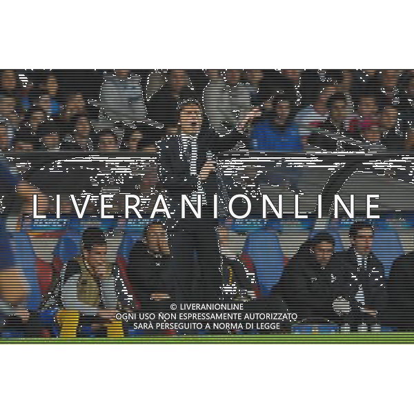 Antonio CONTE - 03.02.2014 - Lyon / Juventus Turin - 1/4Finale Aller Ligue Europa Photo : Jean Paul Thomas / Icon Sport /AGENZIA ALDO LIVERANI SAS - ITALY ONLY - EDITORIAL USE ONLY - LIONE Vs JUVENTUS ANDATA QUARTI DI FINALE UEFA EUROPA LEAGUE 03 MARZO 2014