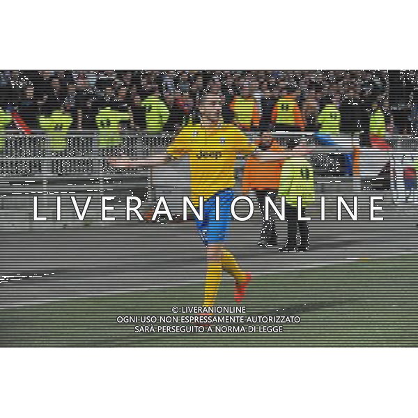 Joie Leonardo BONUCCI - 03.02.2014 - Lyon / Juventus Turin - 1/4Finale Aller Ligue Europa Photo : Jean Paul Thomas / Icon Sport /AGENZIA ALDO LIVERANI SAS - ITALY ONLY - EDITORIAL USE ONLY - LIONE Vs JUVENTUS ANDATA QUARTI DI FINALE UEFA EUROPA LEAGUE 03 MARZO 2014