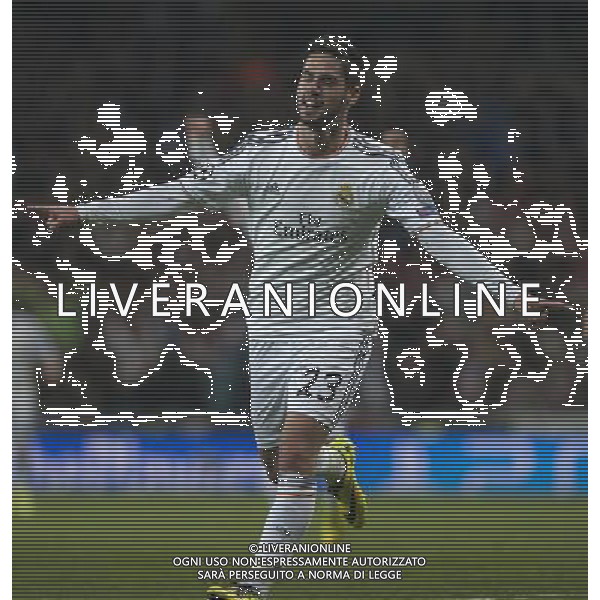 (140403) -- MADRID, April 3, 2014 () -- Real Madrid\'s Isco celebrates after scoring during the UEFA Champions League quarter-final first leg match against Dortmund at Santiago Bernabeu stadium in Madrid, Spain, April 2, 2014. Real Madrid won the match by 3-0. (/Xie Haining) ©PHOTOSHOT/AGENZIA ALDO LIVERANI SAS - ITALY ONLY - EDITORIAL USE ONLY