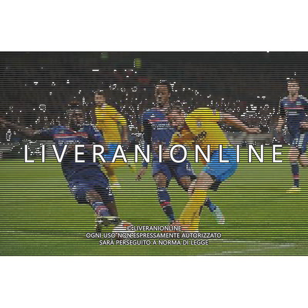 Samuel UMTITI / Pablo Daniel OSVALDO - 03.02.2014 - Lyon / Juventus Turin - 1/4Finale Aller Ligue Europa Photo : Jean Paul Thomas / Icon Sport AG ALDOLIVERANI SAS ONLYITALY