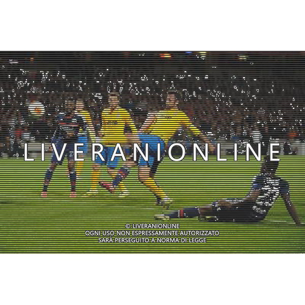 Mirko VUCINIC - 03.02.2014 - Lyon / Juventus Turin - 1/4Finale Aller Ligue Europa Photo : Jean Paul Thomas / Icon Sport AG ALDOLIVERANI SAS ONLYITALY