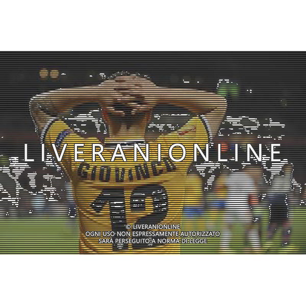 Sebastian GIOVINCO - 03.02.2014 - Lyon / Juventus Turin - 1/4Finale Aller Ligue Europa Photo : Jean Paul Thomas / Icon Sport *** Local Caption *** AG ALDOLIVERANI SAS ONLYITALY *** Local Caption ***