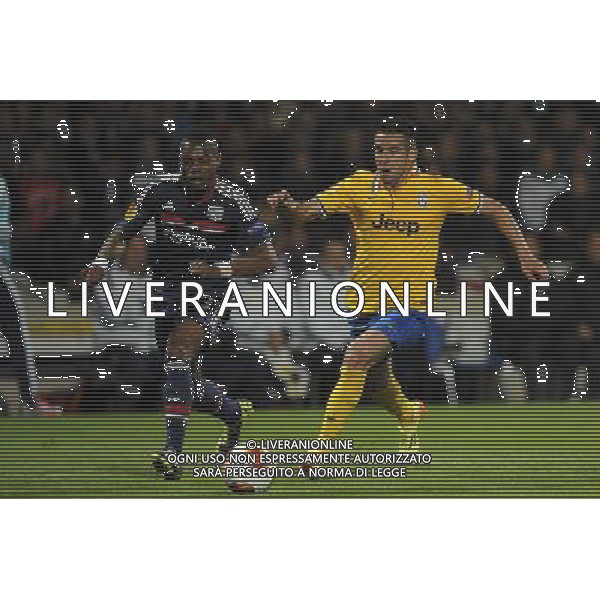 Mauricio Isla - 03.02.2014 - Lyon / Juventus Turin - 1/4Finale Aller Ligue Europa Photo : Jean Paul Thomas / Icon Sport *** Local Caption *** AG ALDOLIVERANI SAS ONLYITALY *** Local Caption ***