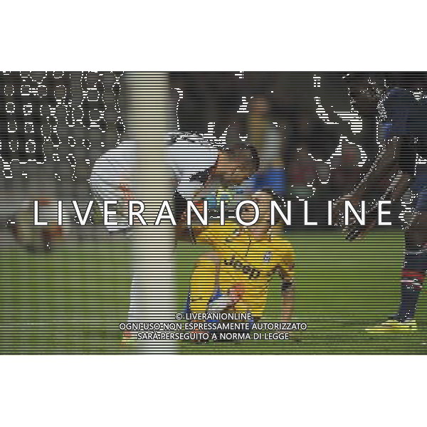 Altercation Anthony LOPES / Sebastian GIOVINCO - 03.02.2014 - Lyon / Juventus Turin - 1/4Finale Aller Ligue Europa Photo : Jean Paul Thomas / Icon Sport *** Local Caption *** AG ALDOLIVERANI SAS ONLYITALY *** Local Caption ***