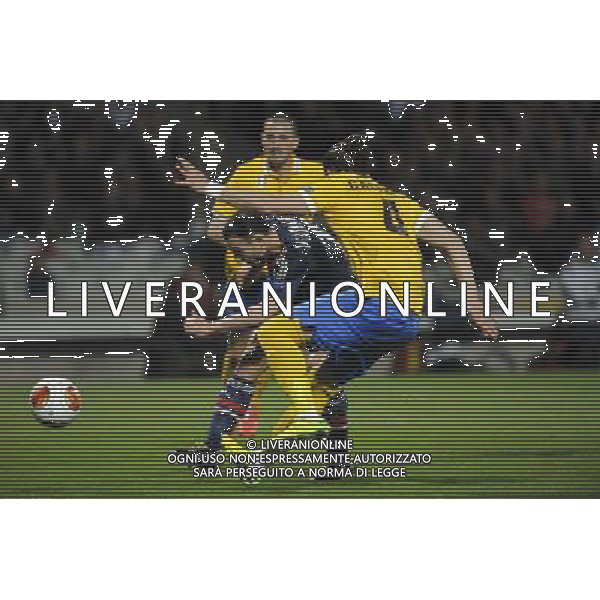 Steed MALBRANQUE - 03.02.2014 - Lyon / Juventus Turin - 1/4Finale Aller Ligue Europa Photo : Jean Paul Thomas / Icon Sport *** Local Caption *** AG ALDOLIVERANI SAS ONLYITALY *** Local Caption ***