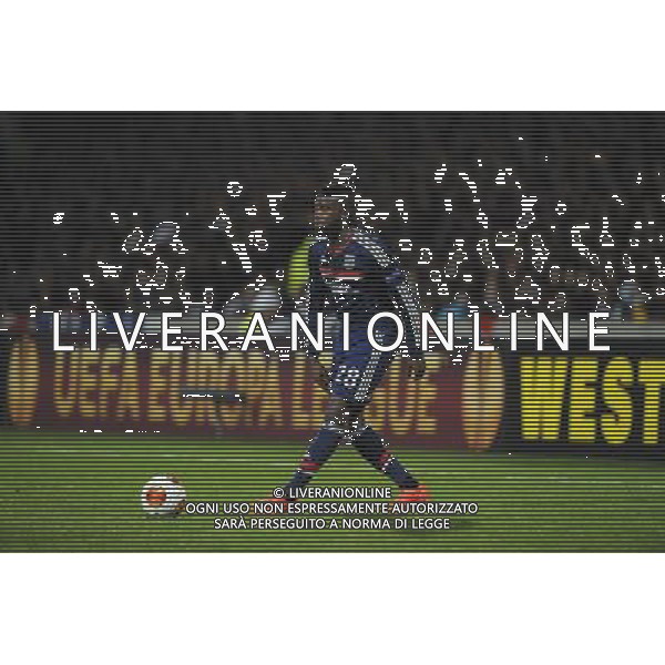 Arnold MVUEMBA - 03.02.2014 - Lyon / Juventus Turin - 1/4Finale Aller Ligue Europa Photo : Jean Paul Thomas / Icon Sport *** Local Caption *** AG ALDOLIVERANI SAS ONLYITALY *** Local Caption ***