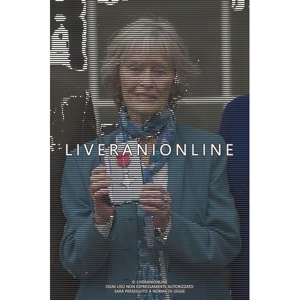 Louise Mckenna who along with Virginia McKenna her mother and wife of William Travers, collected the M.B.E insignia conferred on her late father, Major William Travers, 9th Gurkha Rifles, Indian Army at Buckingham Palace. Buckingham Palace, London Virginia McKenna with Gurkha Captains Shuresh Thapa and Kumar Gurung. ©photoshot/AGENZIA ALDO LIVERANI SAS - ITALY ONLY - EDITORIAL USE ONLY