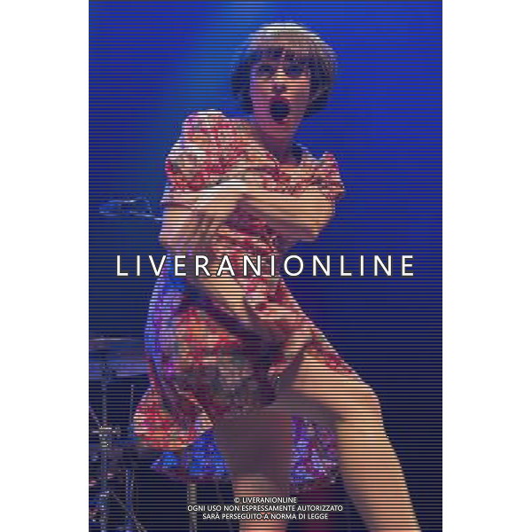Skinny Lister - Lorna Thomas - Vocals, ukulele, opening for Boy George and performing live in concert at the Indigo 2, Greenwich, London, United Kingdom Date: 03/04/2014 ©photoshot/AGENZIA ALDO LIVERANI SAS - ITALY ONLY - EDITORIAL USE ONLY
