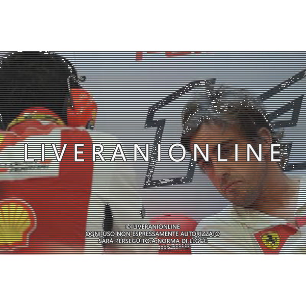 (L to R): Andrea Stella (ITA) Ferrari Race Engineer with Fernando Alonso (ESP) Ferrari. 04.04.2014. Formula 1 World Championship, Rd 3, Bahrain Grand Prix, Sakhir, Bahrain, Practice Day - www.xpbimages.com, EMail: requests@xpbimages.com - copy of publication required for printed pictures. Every used picture is fee-liable. © Copyright: Photo4 / XPB Images AG ALDO LIVERANI SAS ONLY ITALY