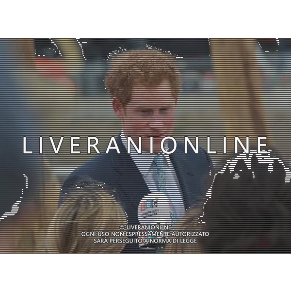 HRH Prince Harry visits the new Queen Elizabeth Olympic Park, London, England - 04 Apr 2014 ©photoshot/AGENZIA ALDO LIVERANI SAS - ITALY ONLY - EDITORIAL USE ONLY - REALI INGLESI: Il principe Harry d\'inghilterra con i bambini delle scuole locali da Gainsborough a Newham presso il nuovo Parco Olimpico Queen Elizabeth, con il sindaco di Londra, Boris Johnson