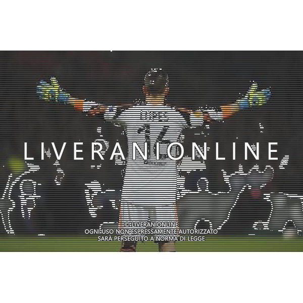 Anthony LOPES - 03.02.2014 - Lyon / Juventus Turin - 1/4Finale Aller Ligue Europa Photo : Jean Paul Thomas / Icon Sport ag aldo liverani sas only italy