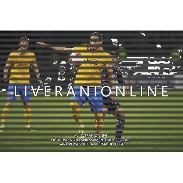 Martin Caceres - 03.02.2014 - Lyon / Juventus Turin - 1/4Finale Aller Ligue Europa Photo : Jean Paul Thomas / Icon Sport ag aldo liverani sas only italy