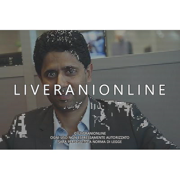 NASSER AL KHELAIFI - 03.04.2014 - Enregistrement emission Luis Attaque - RMC Photo : Jean Marc Haedrich / Visual / Icon Sport AG ALDO LIVERANI SAS ONLY ITALY