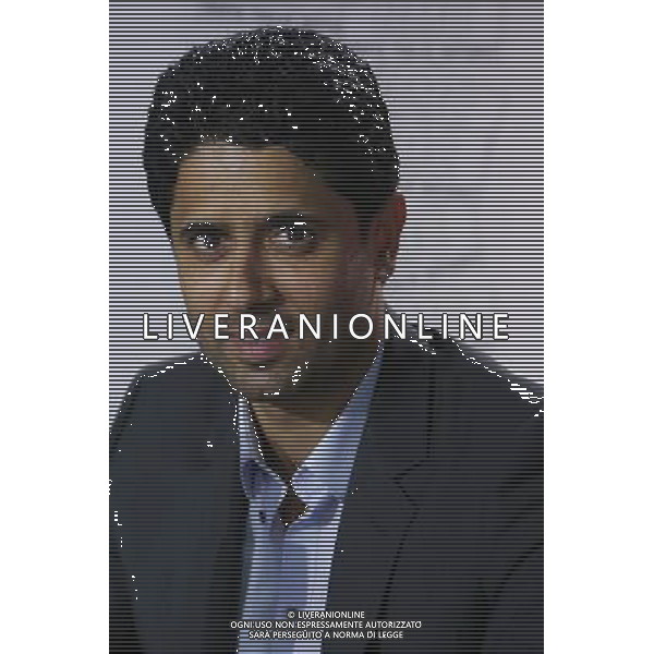 NASSER AL KHELAIFI - 03.04.2014 - Enregistrement emission Luis Attaque - RMC Photo : Jean Marc Haedrich / Visual / Icon Sport AG ALDO LIVERANI SAS ONLY ITALY