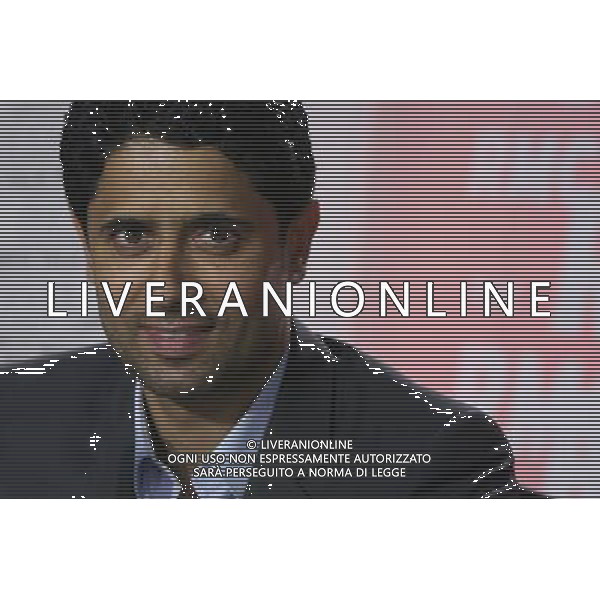 NASSER AL KHELAIFI - 03.04.2014 - Enregistrement emission Luis Attaque - RMC Photo : Jean Marc Haedrich / Visual / Icon Sport AG ALDO LIVERANI SAS ONLY ITALY