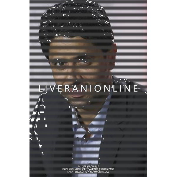 NASSER AL KHELAIFI - 03.04.2014 - Enregistrement emission Luis Attaque - RMC Photo : Jean Marc Haedrich / Visual / Icon Sport AG ALDO LIVERANI SAS ONLY ITALY