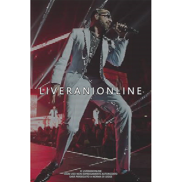 A.J. McLean (born Alexander James \'A. J.\' McLean) of American vocal harmony group The Backstreet Boys (BSB) performs at The O2 Arena, London, England, UK on Friday 4th April 2014. ©photoshot/AGENZIA ALDO LIVERANI SAS - ITALY ONLY - EDITORIAL USE ONLY