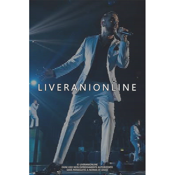 A.J. McLean (born Alexander James \'A. J.\' McLean) of American vocal harmony group The Backstreet Boys (BSB) performs at The O2 Arena, London, England, UK on Friday 4th April 2014. ©photoshot/AGENZIA ALDO LIVERANI SAS - ITALY ONLY - EDITORIAL USE ONLY