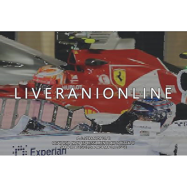 Valtteri Bottas (FIN) Williams FW36 and Kimi Raikkonen (FIN) Ferrari F14-T in parc ferme. 05.04.2014. Formula 1 World Championship, Rd 3, Bahrain Grand Prix, Sakhir, Bahrain, Qualifying Day. - www.xpbimages.com, EMail: requests@xpbimages.com - copy of publication required for printed pictures. Every used picture is fee-liable. © Copyright: Moy / XPB Images AG ALDO LIVERANI SAS ONLY ITALY