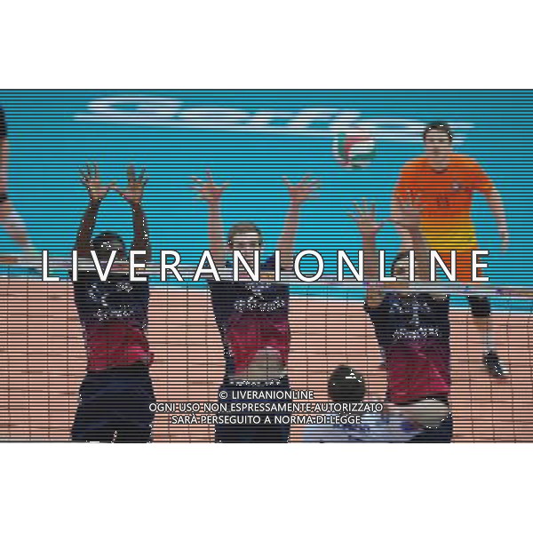 Mory Sidibe / Philippe Tuitoga / Jeroen Tromm - 05.04.2014 - Paris Volley / Tours - Finale Coupe de France Photo : Aurelien Meunier / Icon Sport AG ALDO LIVERANI SAS ONLY ITALY