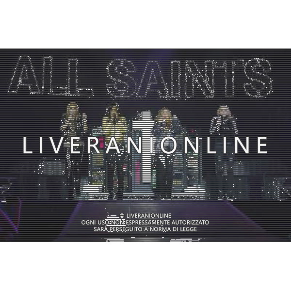 English/Canadian group All Saints perform at The O2 Arena, London, England, UK on Friday 4th April 2014. The band consists of Melanie Blatt, Shaznay Lewis, Nicole Appleton and Natalie Appleton. AG ALDO LIVERANI SAS ONLY ITALY