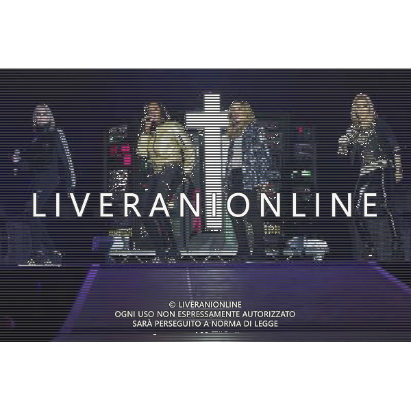 English/Canadian group All Saints perform at The O2 Arena, London, England, UK on Friday 4th April 2014. The band consists of Melanie Blatt, Shaznay Lewis, Nicole Appleton and Natalie Appleton. AG ALDO LIVERANI SAS ONLY ITALY